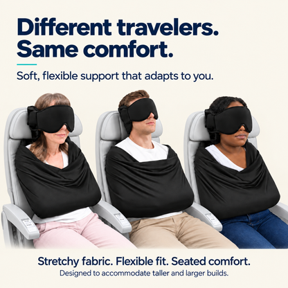 ❤️3-in-1 Travel Sleep Support – Head, Eye & Arm Comfort