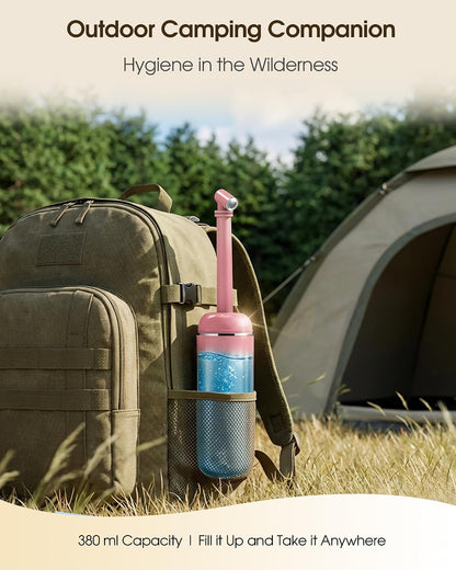 🎉Portable Bidet for Travel & Camping - Manual Squeeze Peri Bottle Handheld