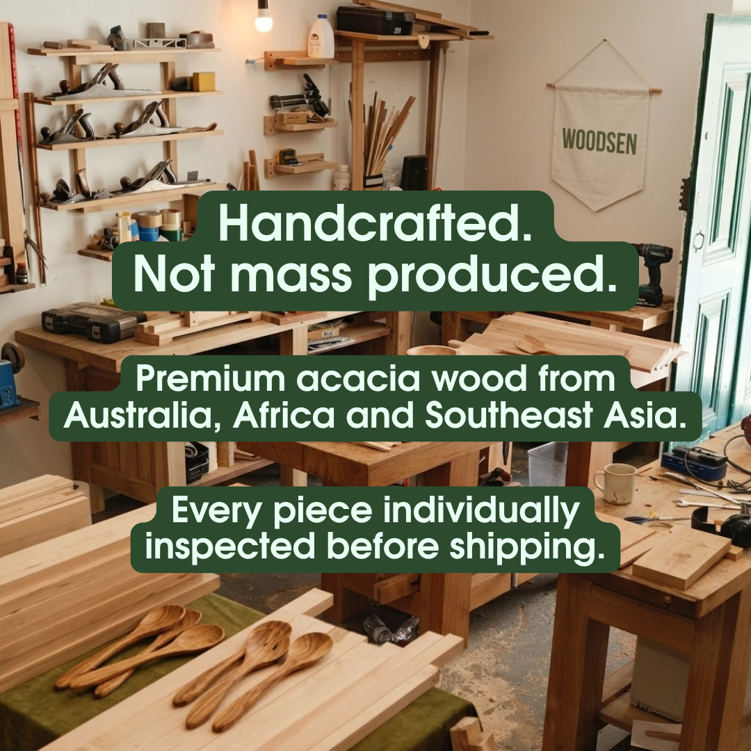 ❤️Acacia Wood Cooking Utensil Set