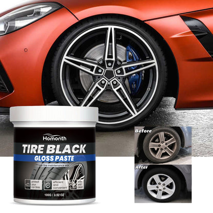 ❤️Tire Gloss Restorer – Deep Black Shine & UV Protection