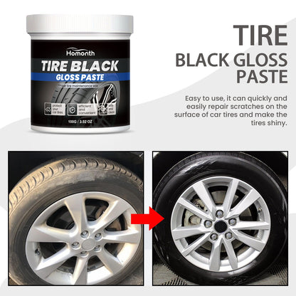 ❤️Tire Gloss Restorer – Deep Black Shine & UV Protection