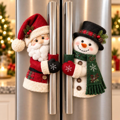 ❤️Santa & Snowman Christmas Handle Covers