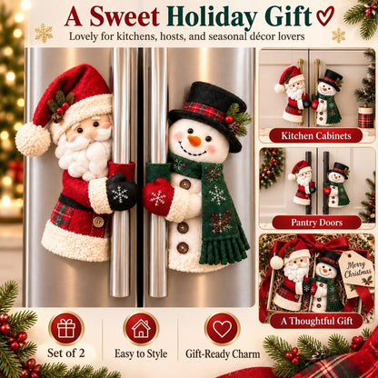 ❤️Santa & Snowman Christmas Handle Covers