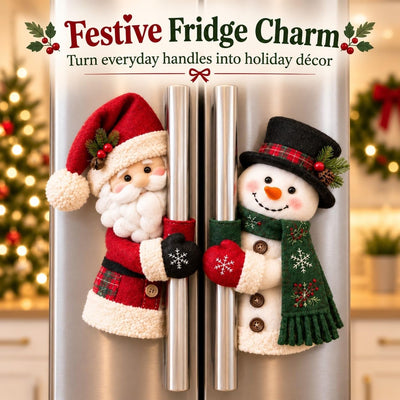 ❤️Santa & Snowman Christmas Handle Covers