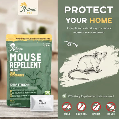 ❤️12-Pack Peppermint Mouse Repellent Pouches
