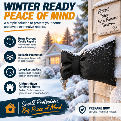 ❤️Insulated Outdoor Faucet Cover – Winter Freeze Protection