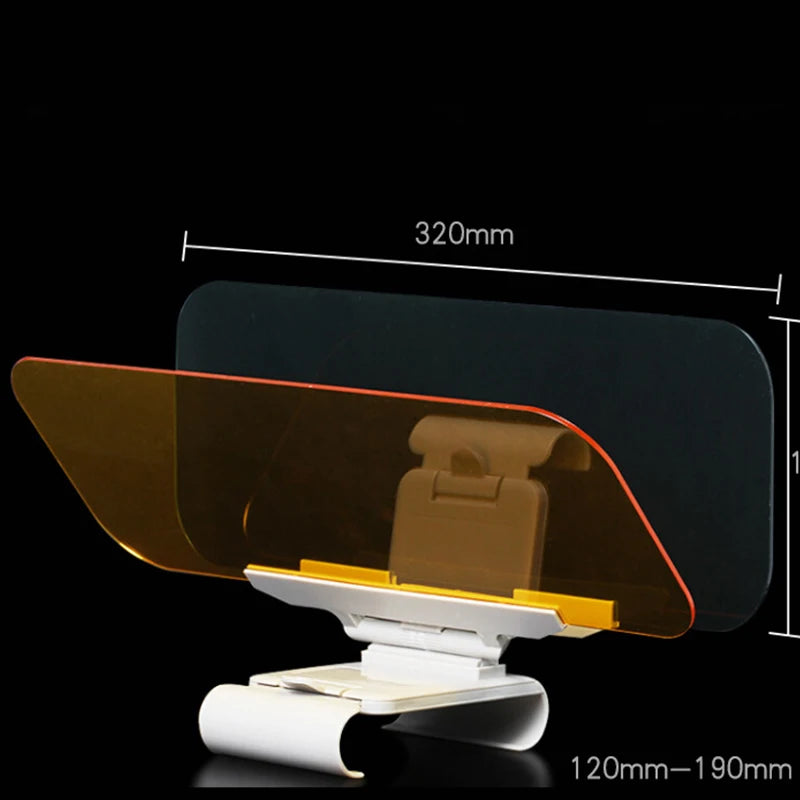 ❤️2-in-1 HD Anti-Glare Car Sun Visor – Day & Night Driving
