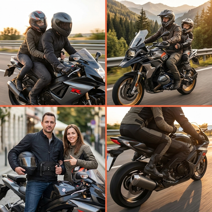 ❤️Motorcycle Passenger Grip Belt – Comfortable & Secure Hold