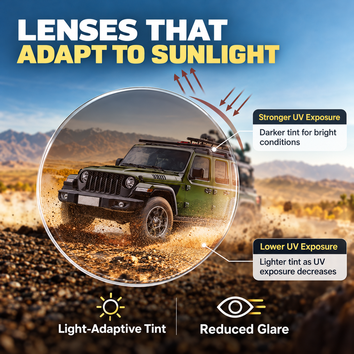 ❤️Light-Adaptive Day & Night Driving Glasses