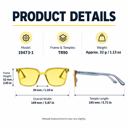 ❤️Light-Adaptive Day & Night Driving Glasses