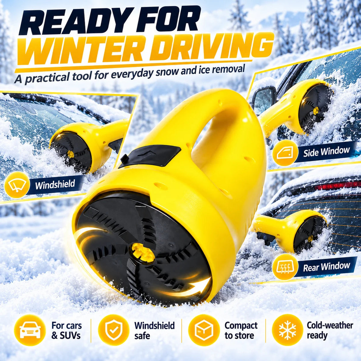 ❤️Rechargeable Electric Ice Scraper for Cars