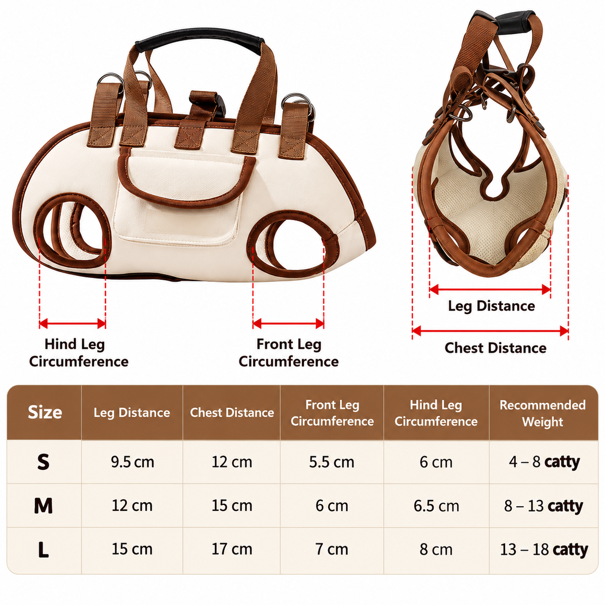 ❤️Hands-Free Cat Carrier Bag with Adjustable Straps