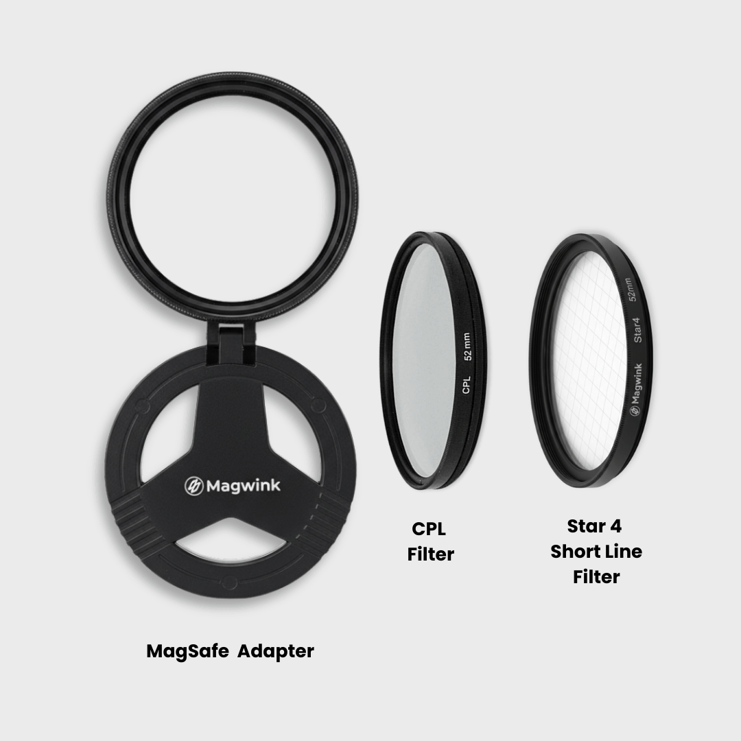 ❤️ MagSafe Camera Filter Kit – Pro Photo & Video Effects