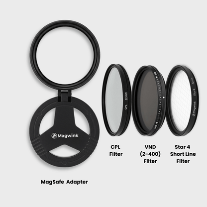 ❤️ MagSafe Camera Filter Kit – Pro Photo & Video Effects