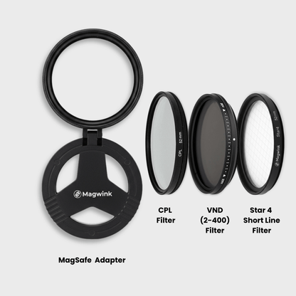 ❤️ MagSafe Camera Filter Kit – Pro Photo & Video Effects