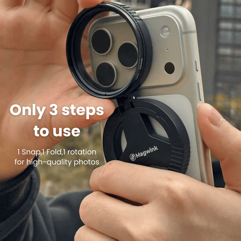 ❤️ MagSafe Camera Filter Kit – Pro Photo & Video Effects