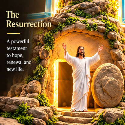 ❤️The Story of Jesus LED Cross Lamp – 6 Sacred Scenes