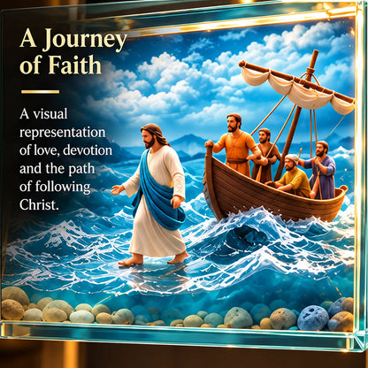 ❤️The Story of Jesus LED Cross Lamp – 6 Sacred Scenes
