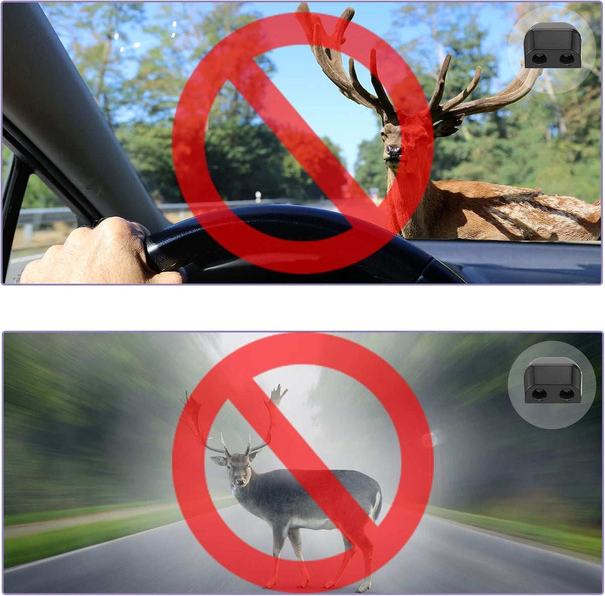 🎉4PCS Deer Whistles Animal Warning Whistle Safety Trucks Cars RVs Motorcycles USA