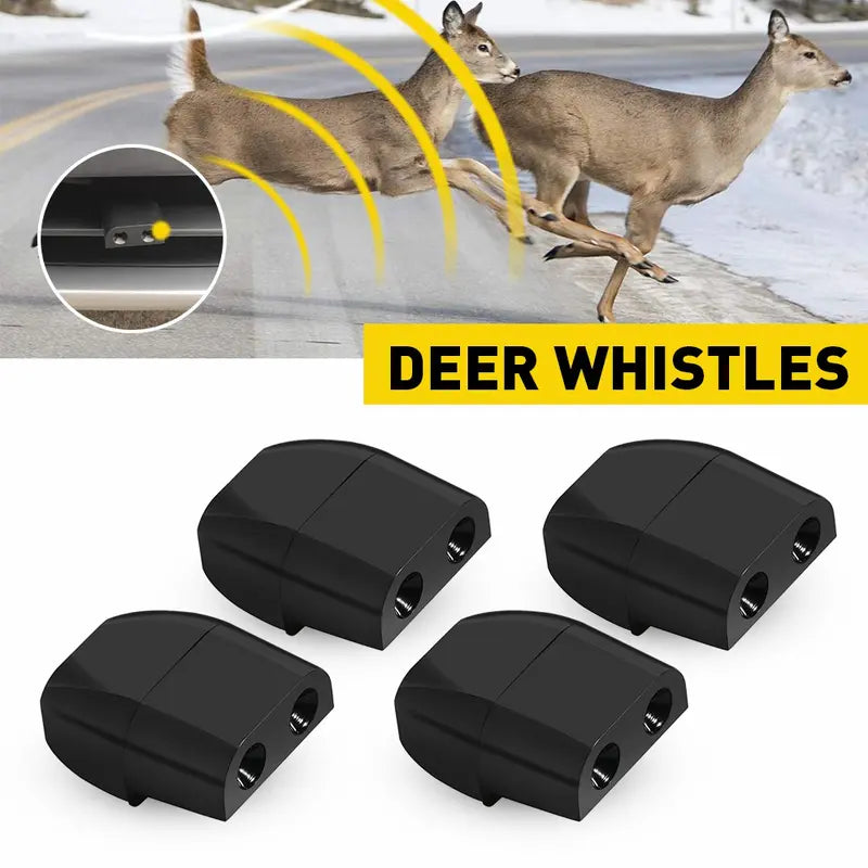 🎉4PCS Deer Whistles Animal Warning Whistle Safety Trucks Cars RVs Motorcycles USA