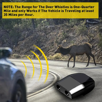🎉4PCS Deer Whistles Animal Warning Whistle Safety Trucks Cars RVs Motorcycles USA