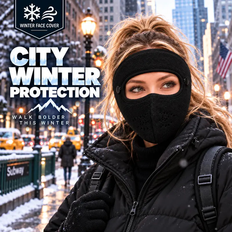 ❤️ 2-Pack Winter Fleece Face Masks with Goggles