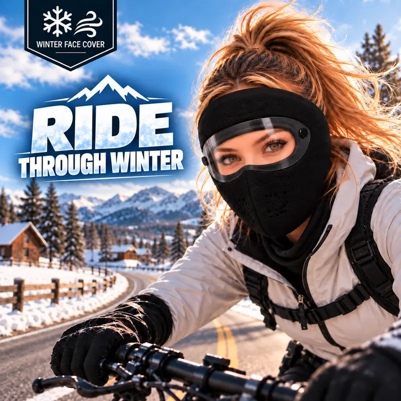 ❤️ 2-Pack Winter Fleece Face Masks with Goggles