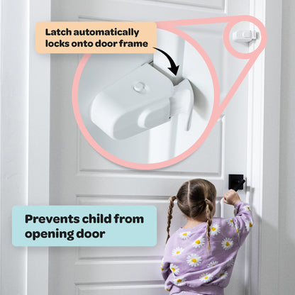❤️No-Drill Child Safety Door Lock – Easy Install