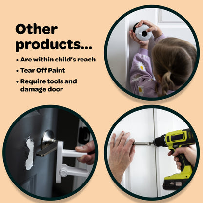 ❤️No-Drill Child Safety Door Lock – Easy Install