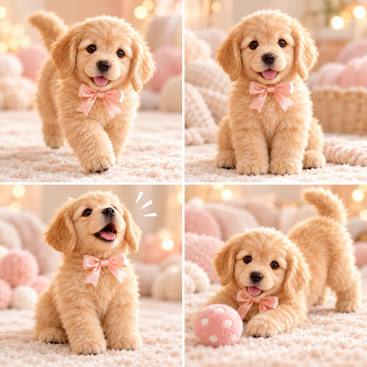 ❤️Adorable Realistic Golden Retriever Puppy