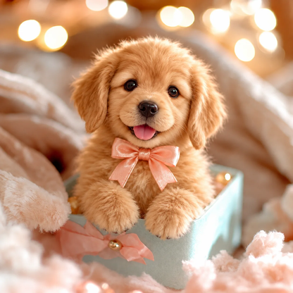 ❤️Adorable Realistic Golden Retriever Puppy