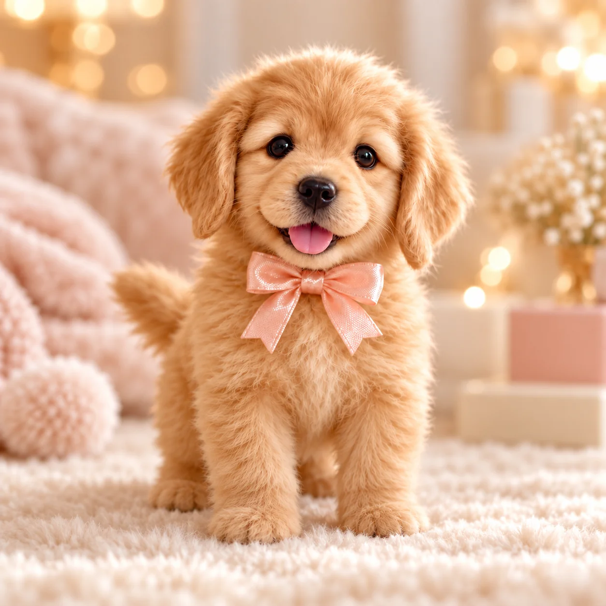 ❤️Adorable Realistic Golden Retriever Puppy
