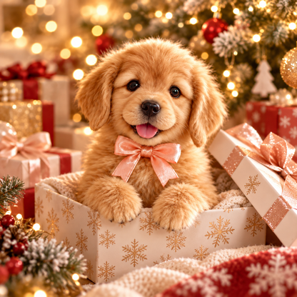 ❤️Adorable Realistic Golden Retriever Puppy