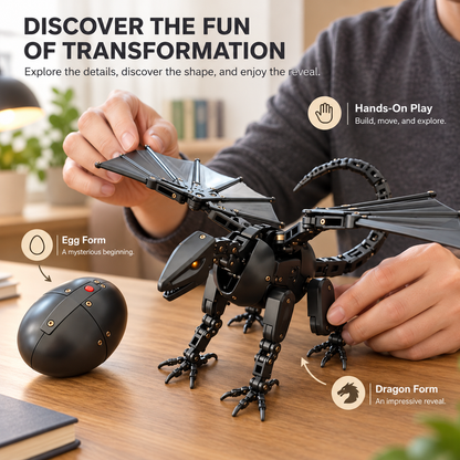 ❤️DragonMorph Egg to Dragon Transforming Toy