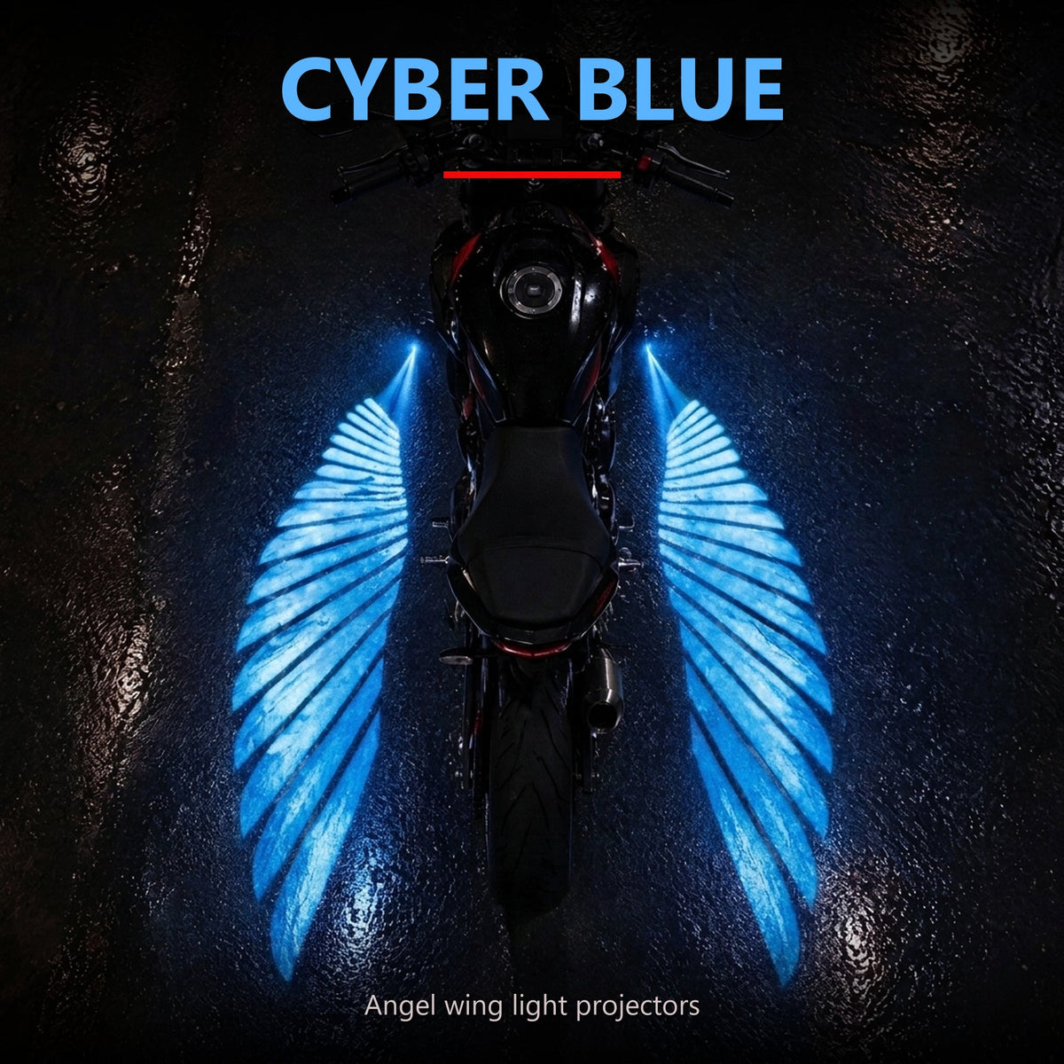 ❤️Motorcycle Angel Wing LED Projector Lights