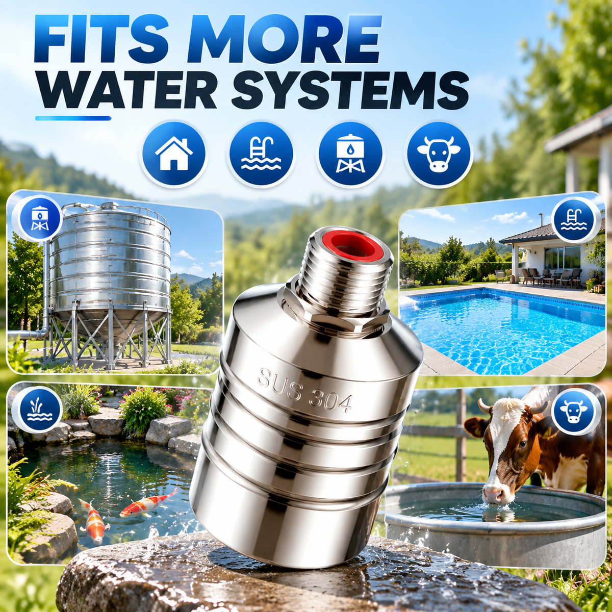 ❤️Automatic Water Level Float Valve