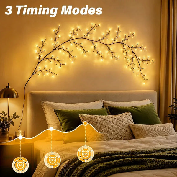 🎁Lighted Willow Vine Branch Wall Lamp With Remote Control