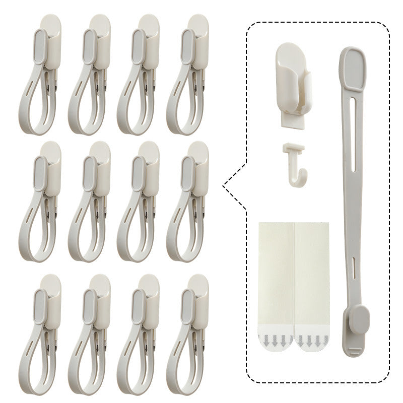 🎄 6-Pack Christmas Wreath Hangers – No-Drill Peel & Stick Holiday Hooks