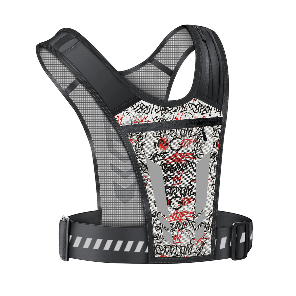 🎁Hands-Free Reflective Running Vest with Multi-Pocket Storage
