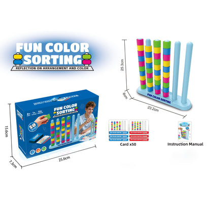 🌈 Color Stack Challenge – Fast-Paced Color Matching Puzzle Game for Family Fun & Party Nights