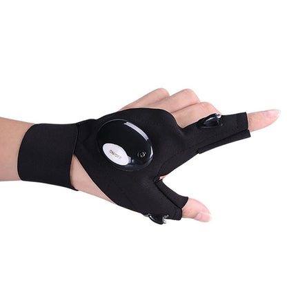 🎁LED Finger Flashlight Gloves – Hands-Free Lighting For Repairs, Fishing & Outdoor Activities