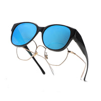 Black + Ice Blue Lens