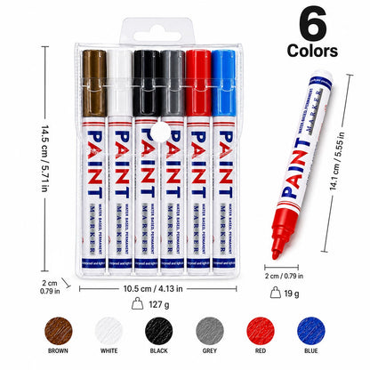 🎁Permanent Automotive Paint Marker Pens – Waterproof Oil-Based