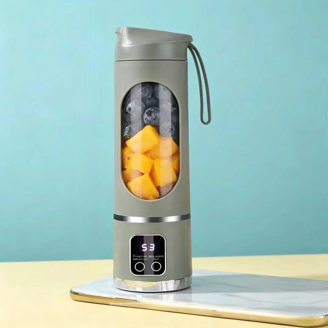 🥤 Ultimate Portable Blender – USB Rechargeable Mini Juicer Cup for Smoothies, Protein Shakes, Baby Food & Travel 🍓⚡