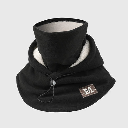 🎁3-in-1 Winter Fleece Balaclava Hood With Adjustable Drawstring