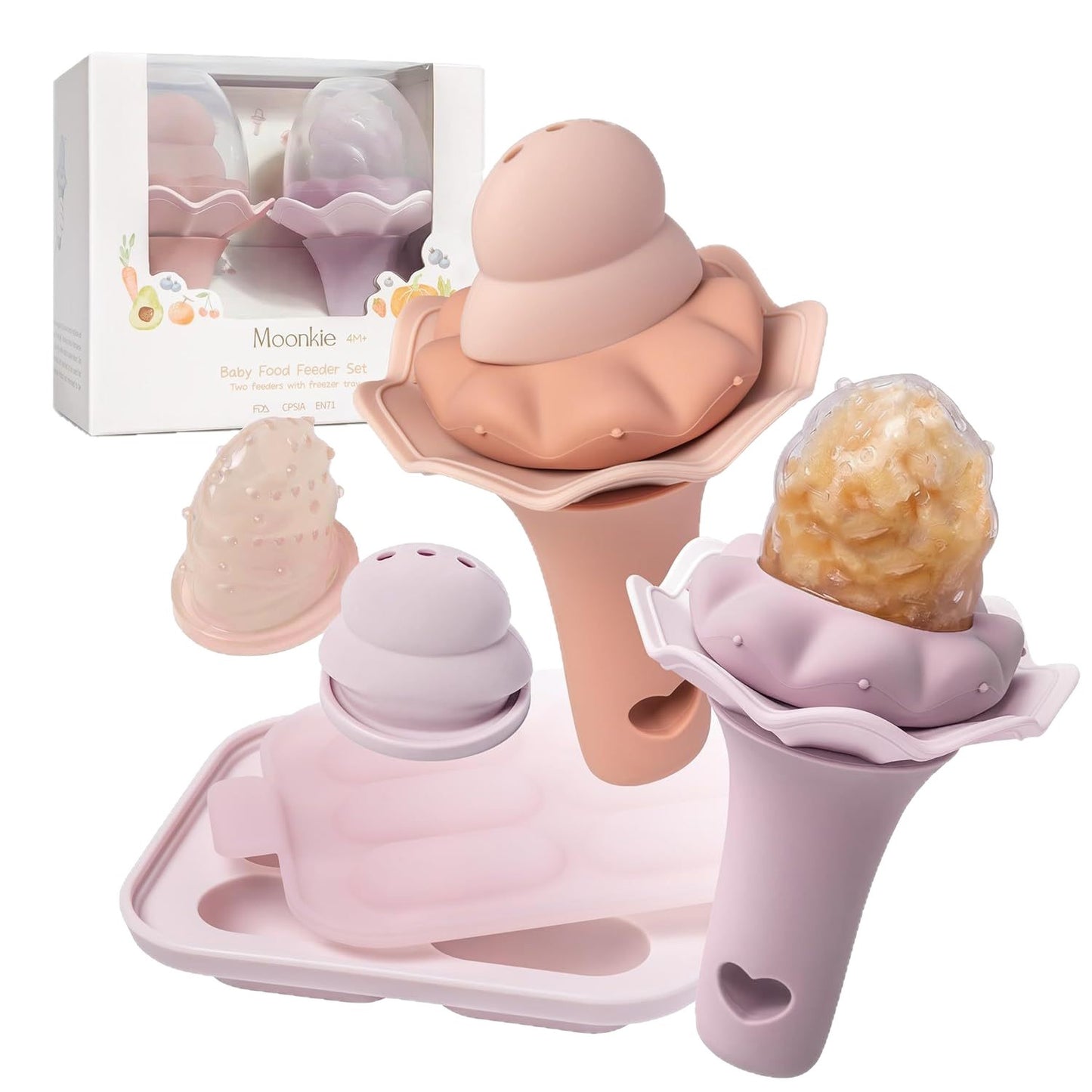 Baby Silicone Fruit Feeder & Teething Pacifier