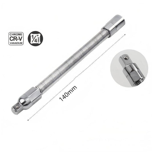 🔧👨‍🔧Flexible Socket Extension Rod, Bendable Wrench Extender for Auto Mechanics