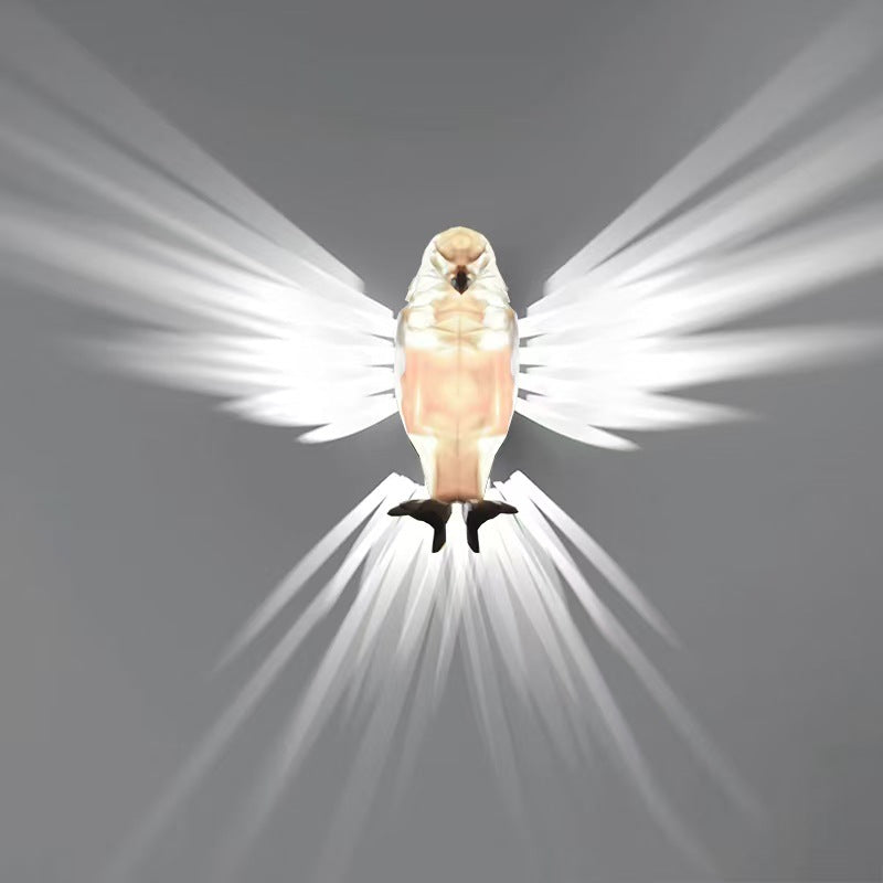Eagle Wall Light LED Magnetic Night Lamp No Drill Easy Install USB Rechargeable Cool Room Decor