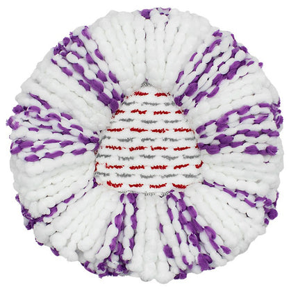 Upgraded Spin Mop Replacement Head with Built-in Scrub Pad