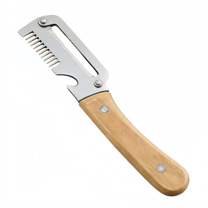 2PSC Premium Wooden Handle Fruit & Vegetable Peeler Set
